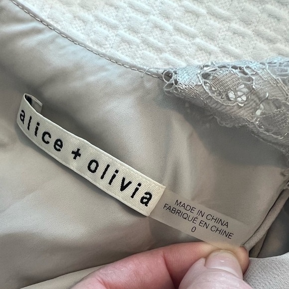 Alice + Olivia Lace Open Back Dress - Picture 16 of 16